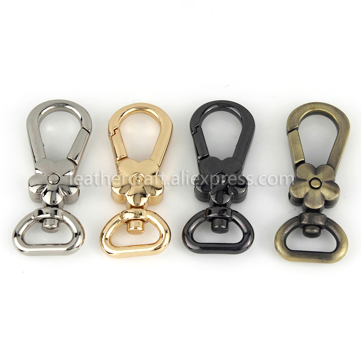1x Metal Flower Shape Swivel E - Hook Eye Fastener review and price