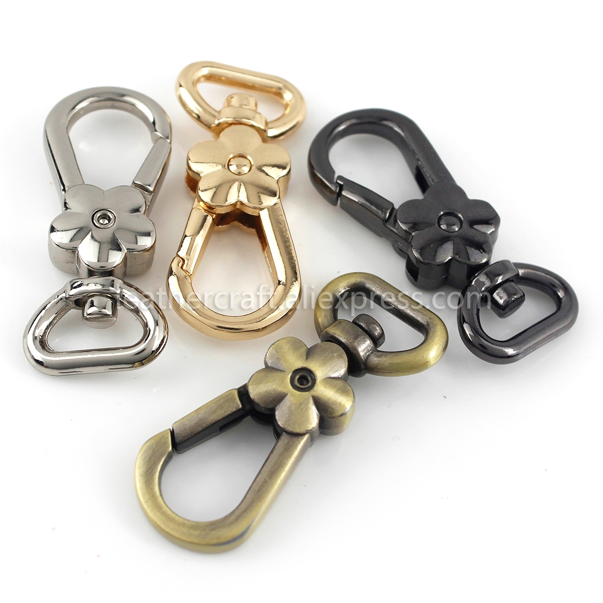 1x Metal Flower Shape Swivel E - Hook Eye Fastener review and price