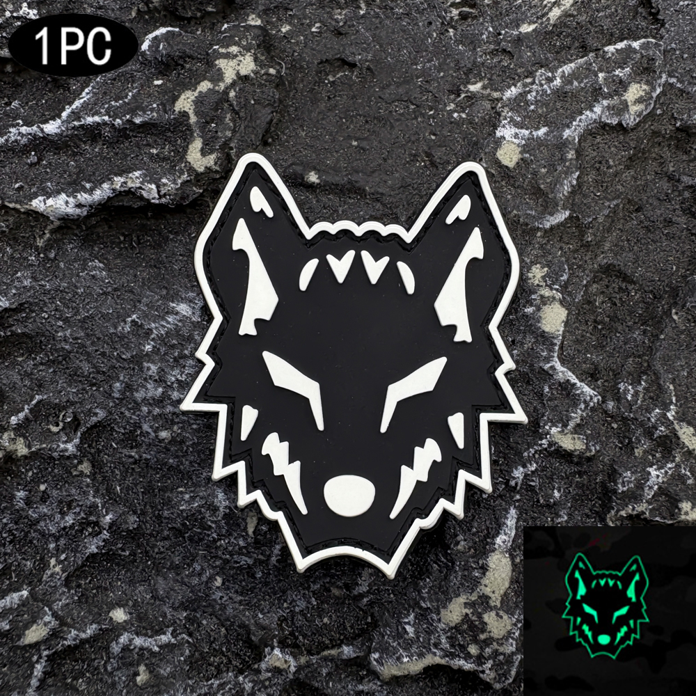 A Wolf Pvc Patch Badge, with a - Velcro Sew On review and price