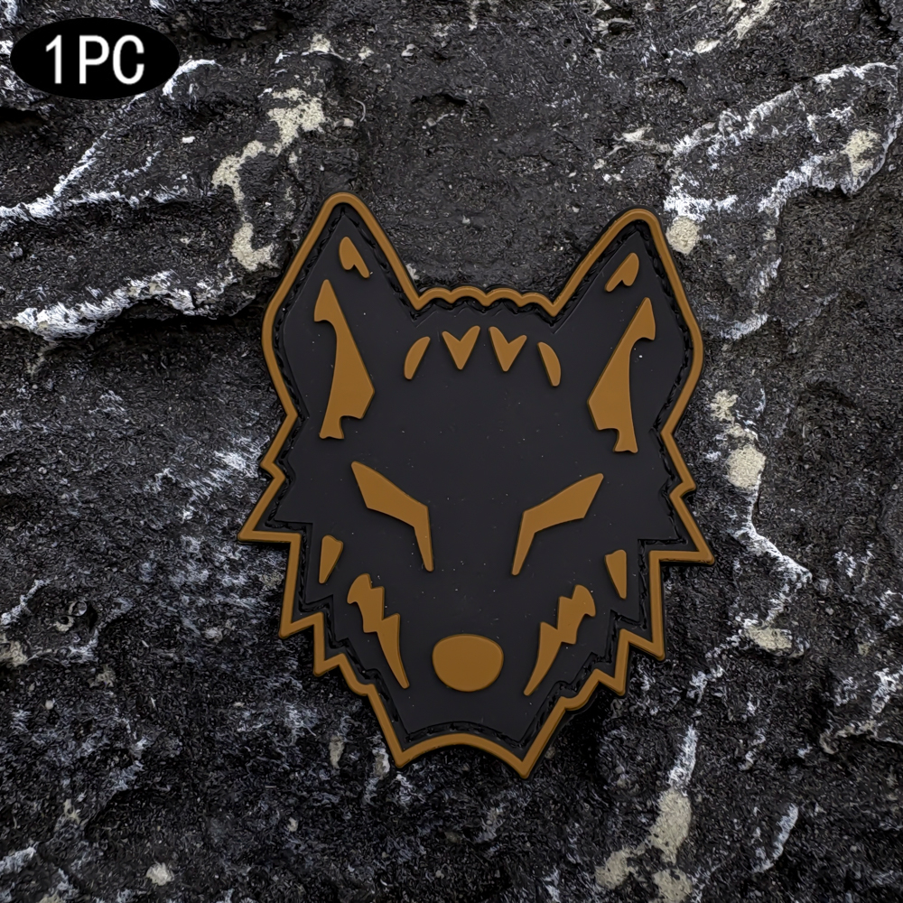 A Wolf Pvc Patch Badge, with a - Velcro Sew On review and price