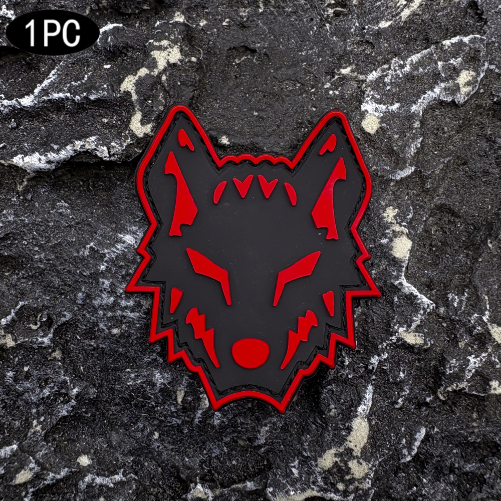 A Wolf Pvc Patch Badge, with a - Velcro Sew On review and price