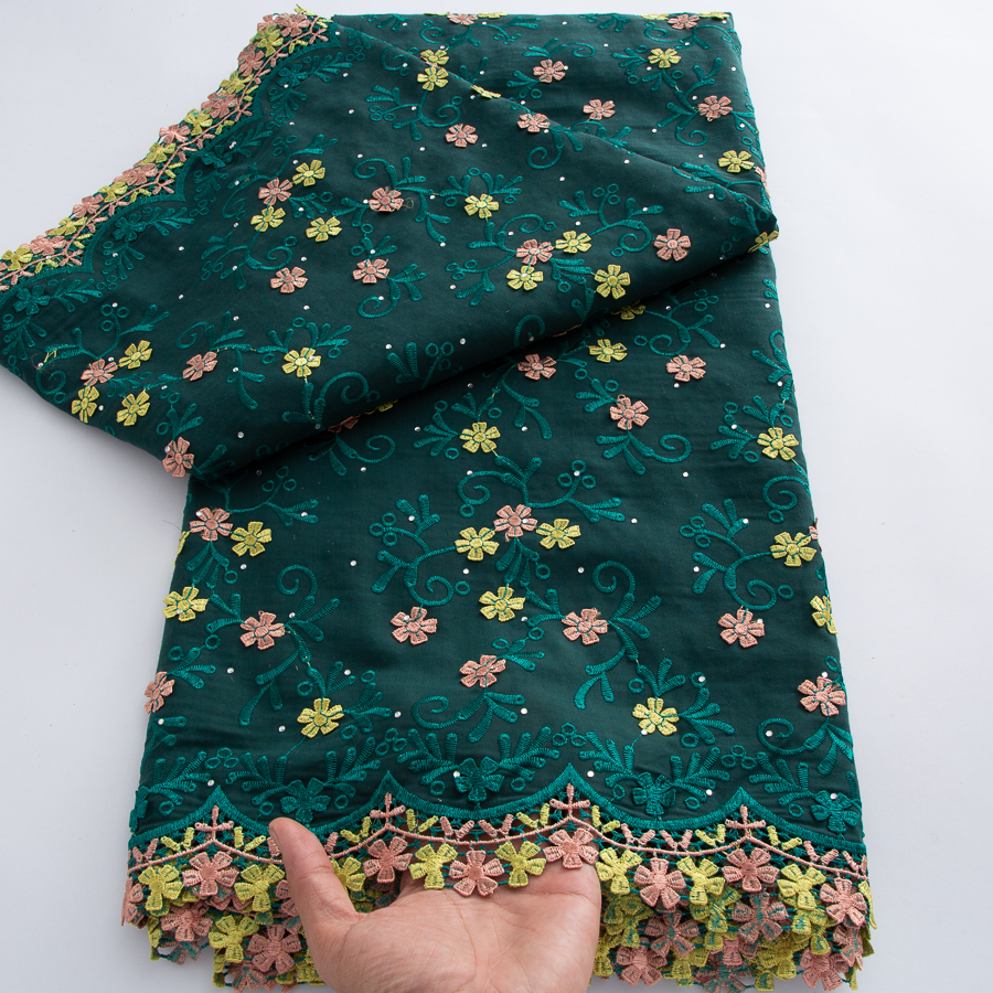 Nigerian Swiss Voile Cotton La - Sewing Embroidery Fabric review and price