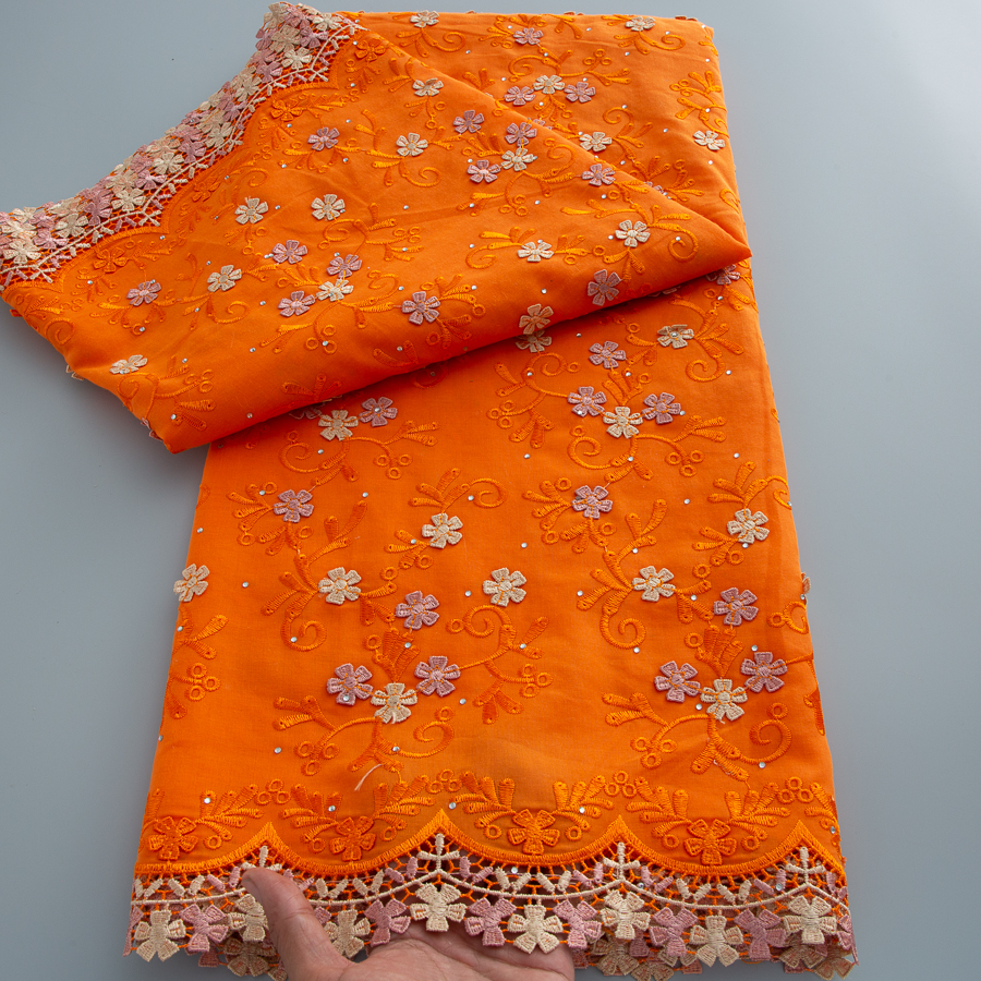 Nigerian Swiss Voile Cotton La - Sewing Embroidery Fabric review and price