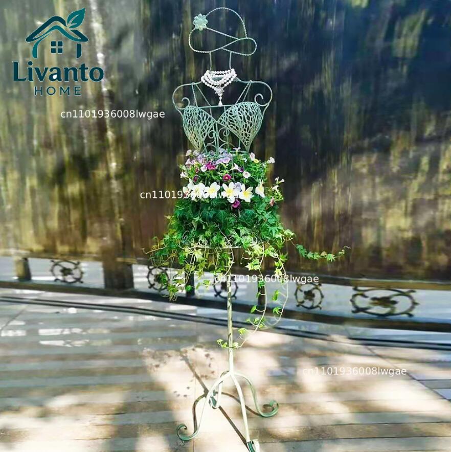 Decorative Metal Garden Dress  - Dress Form Mannequin review and price