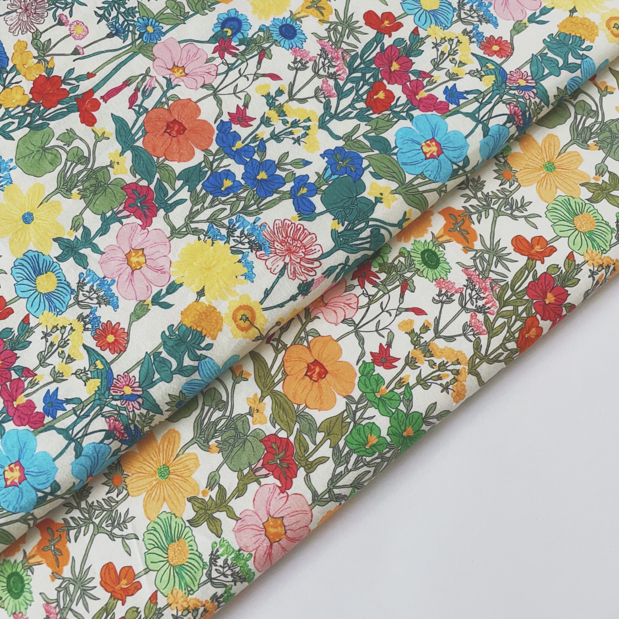 Vintage Floral Printed Cotton  - Vintage Sewing Textile review and price