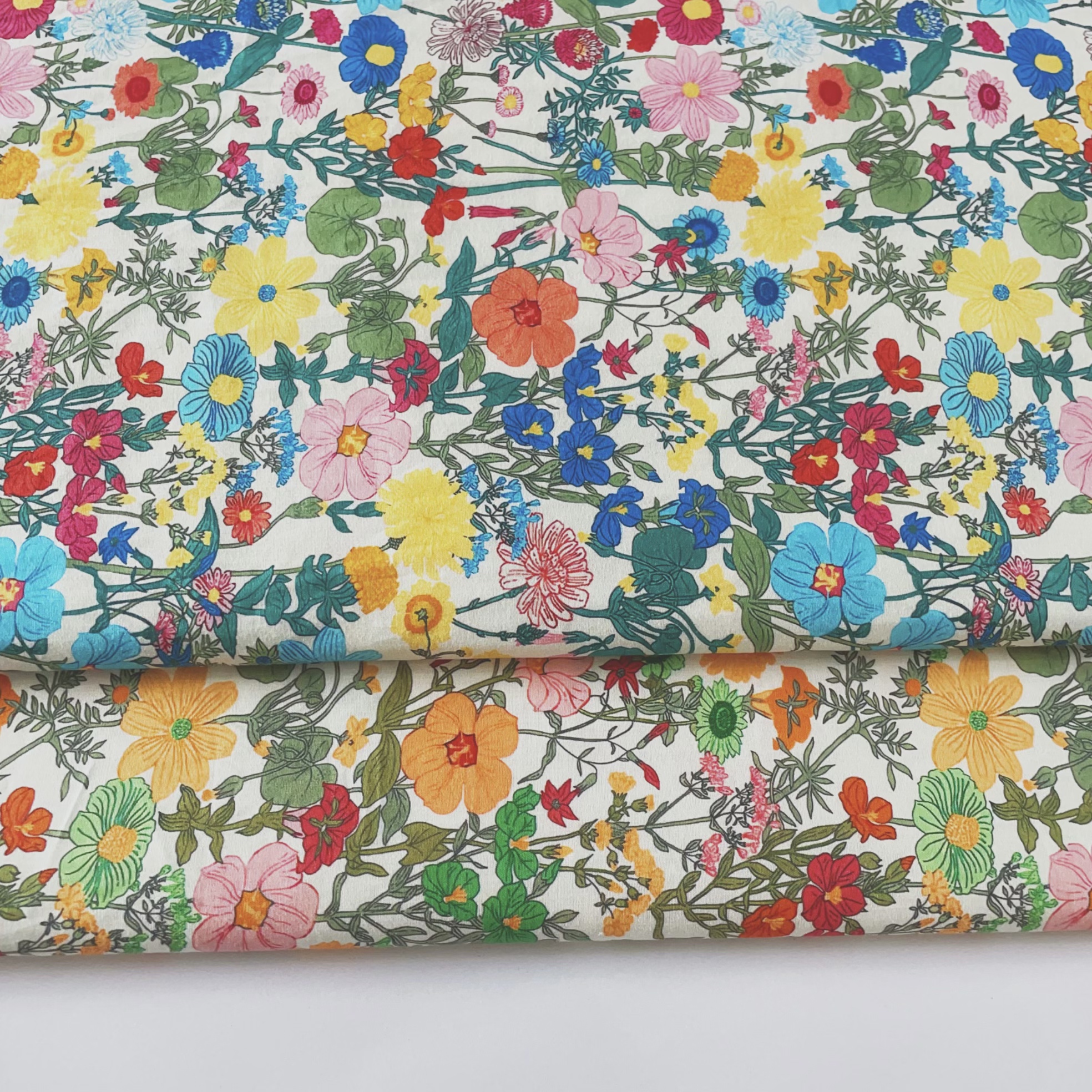Vintage Floral Printed Cotton  - Vintage Sewing Textile review and price