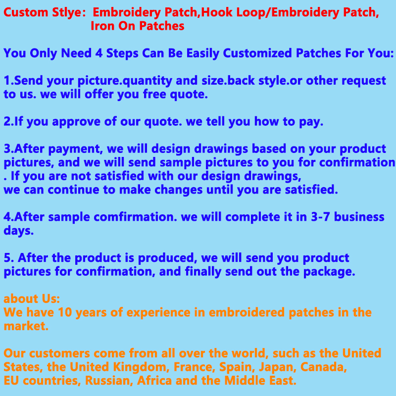Custom Embroidered Patches for - Velcro Sew On review and price